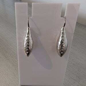 Brighton Bilbao Mist Elegant Silver Drop Earrings